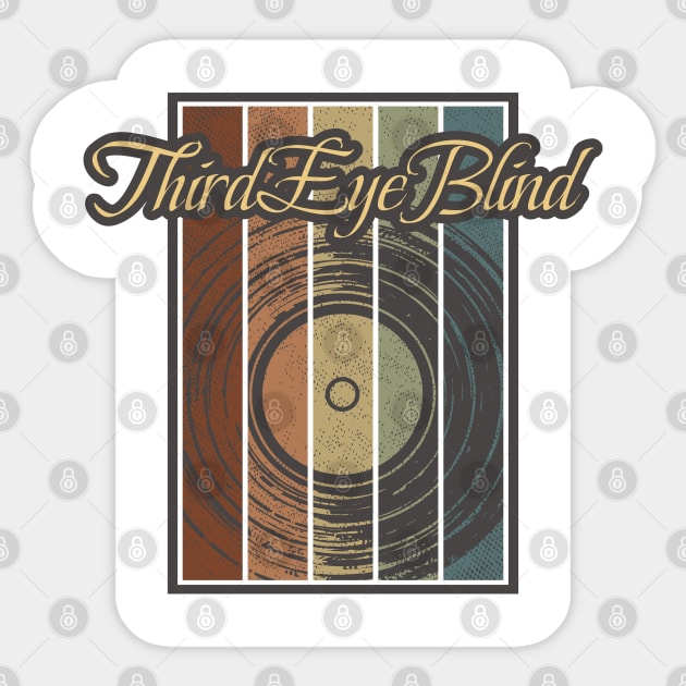 Third Eye Blind Vynil Silhouette Sticker by North Tight Rope